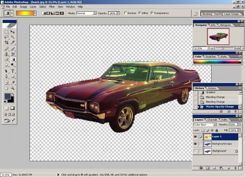 Come personalizzare un auto su Photoshop
