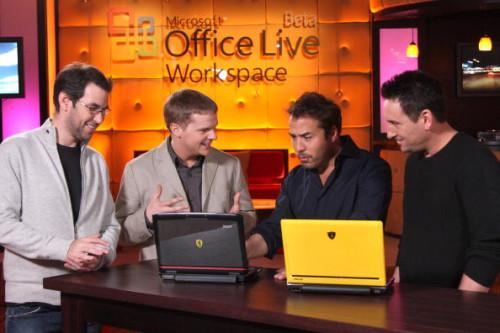 Come posso modificare l'ordine delle aree di lavoro in Microsoft Office Live?