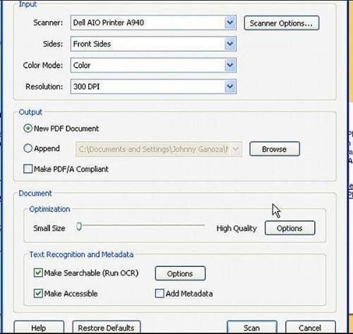 Come eseguire la scansione di un rapporto e modificare il testo con Adobe Acrobat Pro