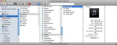 Come aggiungere un avviso di suono personalizzato per Mac OS X