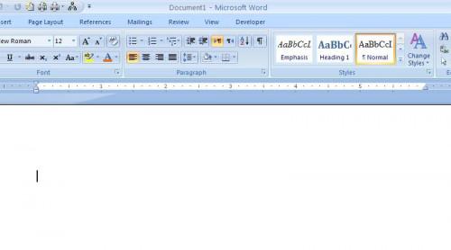 Come creare schede in Microsoft Word 2007