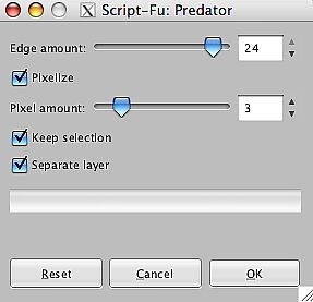 Come utilizzare il filtro di GIMP Predator