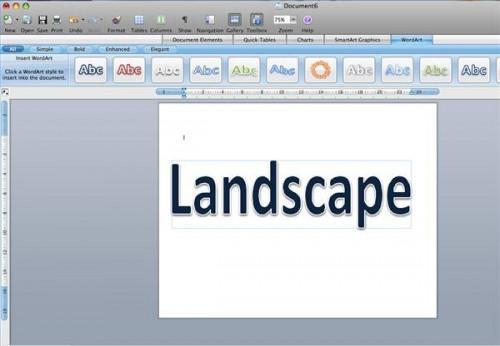 Come creare un documento di paesaggio in Word