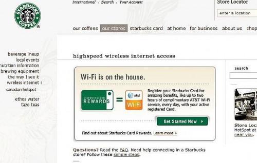 Come connettersi a WiFi a Starbucks gratis