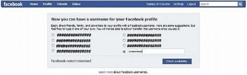 Come ottenere il vostro nome utente Facebook