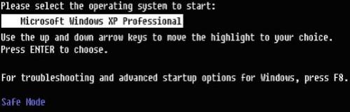 Come impostare una password per modalità provvisoria in Windows XP
