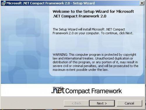 Come installare Microsoft Net Compact Framework 2.0