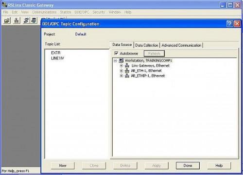 Come importare i dati del PLC per Excel utilizzando il software RSLinx da DDE