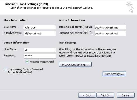 Come accedere Qwest e-mail