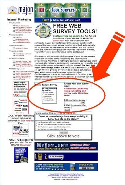 Come costruire una pagina Web Survey