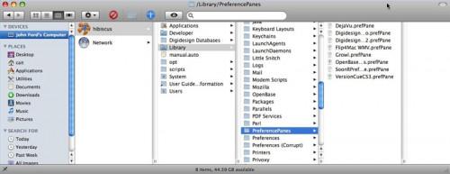Come rimuovere pannello delle preferenze I prodotti in Mac OS X