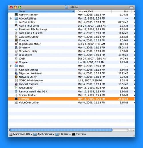 Come fare Mac icone del desktop invisibile
