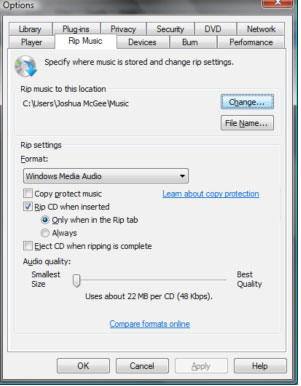 Come aggiungere a Windows Media Player Audio Libro