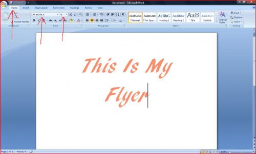 Come fare un volantino su Microsoft Word 2007