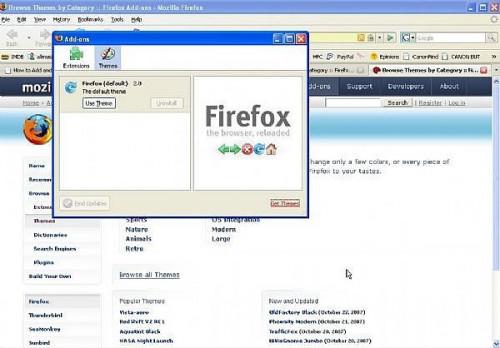 Come aggiungere un tema in Mozilla Firefox