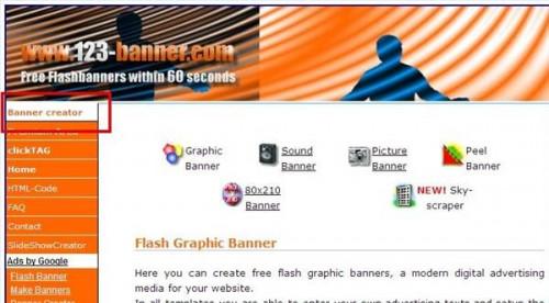 Come creare un banner Flash Gratis