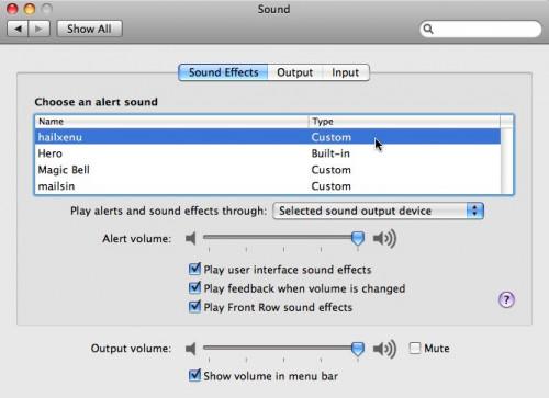 Come aggiungere un avviso di suono personalizzato per Mac OS X