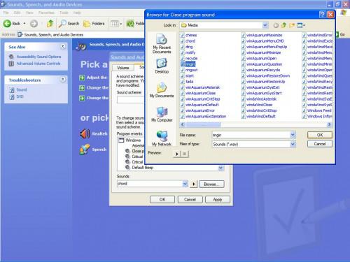 Come cambiare i suoni su Windows XP