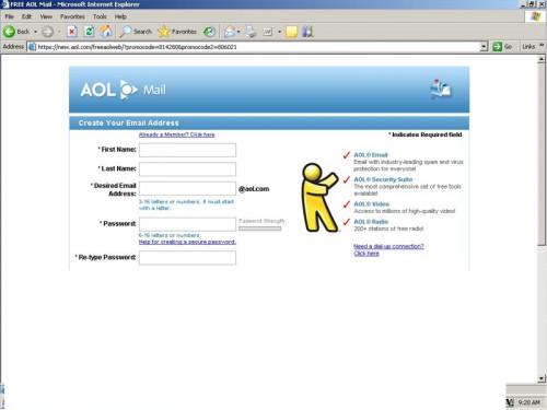 Come ottenere un nuovo nome visualizzato su AOL
