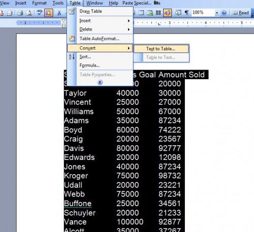 Microsoft Word Tabelle Tutorial