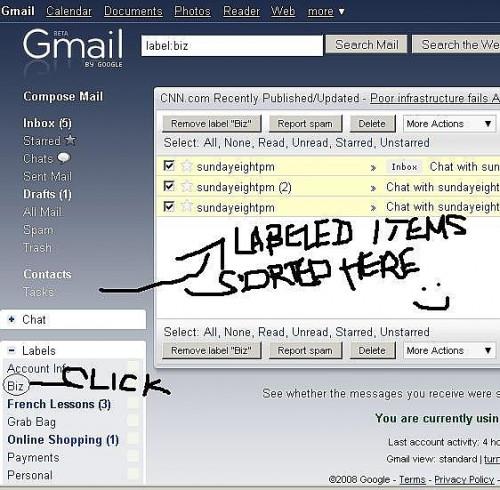 Come creare etichette in Gmail