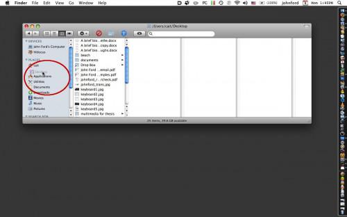 Come aggiungere e rimuovere barra laterale del Finder Articoli su Mac OS X