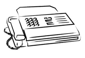 Come collegare un apparecchio fax per linea telefonica