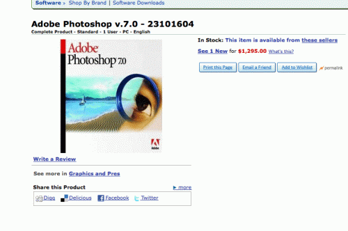 Come acquistare Adobe Photoshop 7.0