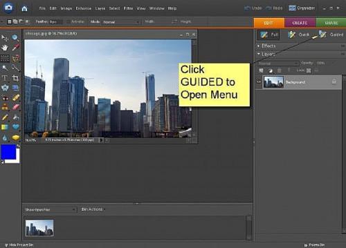Come utilizzare Modifica guidata in Adobe Photoshop Elements