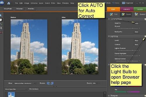 Come usare Quick Fix con Adobe Photoshop Elements 6