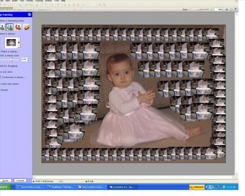 Come aggiungere o creare francobolli per foto utilizzando il software Microsoft Digital Image