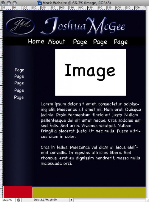 Come creare un sito web Mockup Con Photoshop