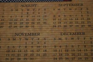 Come creare un calendario di Excel per anno bisestile