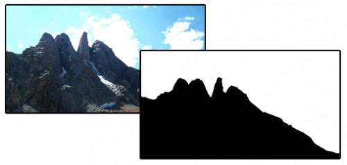 Come fare una montagna Silhouette in Photoshop
