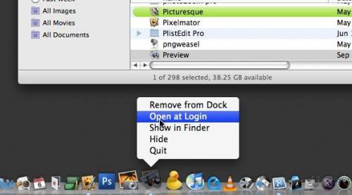 Come aggiungere rapidamente un applicazione da avviare all'avvio su Mac OS X