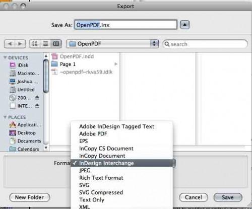 Come convertire un file PDF in un documento InDesign INX
