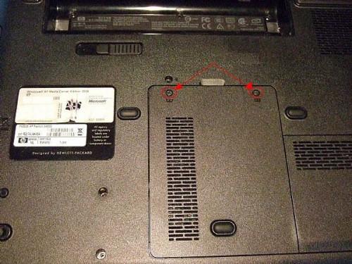 Come aggiornare la memoria in un computer portatile HP Pavilion DV6000