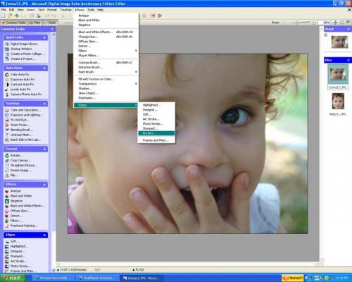 Come aggiungere bordi alle foto con Microsoft Digital Image