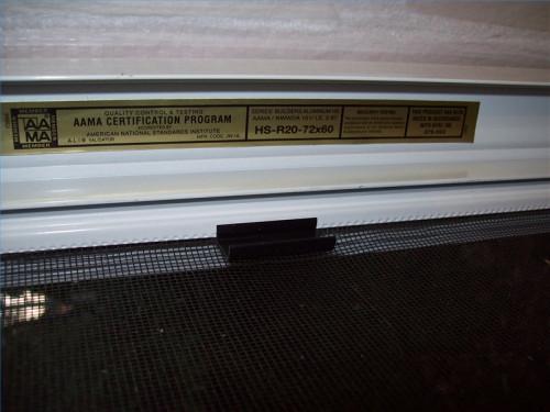 Istruzioni per la finestra di alluminio di installazione
