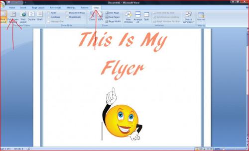 Come fare un volantino su Microsoft Word 2007