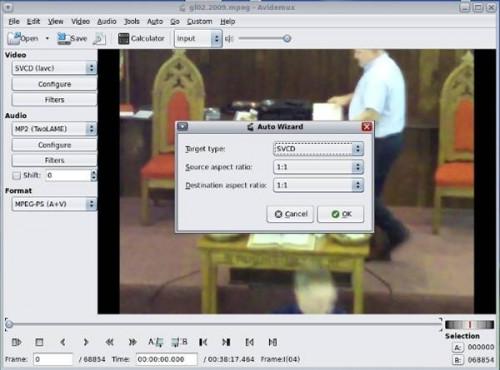 Come convertire AVI in MPEG-2 in Ubuntu