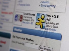 Come sbarazzarsi del piè di pagina durante l'invio di AOL Mail