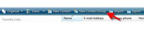 Come creare un elenco di indirizzi che utilizzano Windows Mail