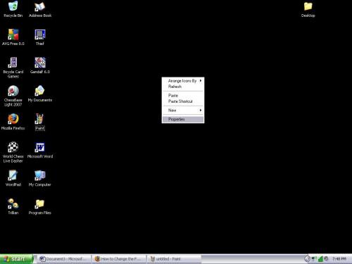 Come modificare il carattere in Windows XP