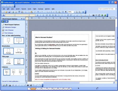 Come convertire un PDF in Microsoft Publisher
